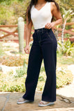 Westport Contrast Stitch High Rise Wide Leg Jeans - Available in Missy & Petite